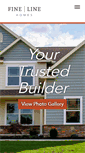 Mobile Screenshot of finelinehomes.com